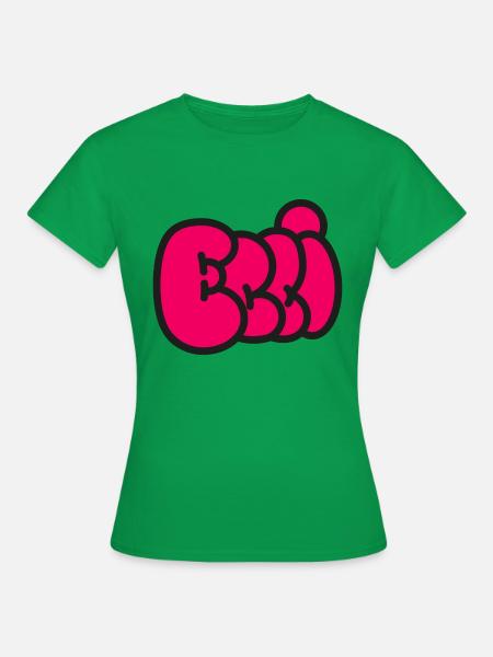 Ballonschrift ELLI - Frauen T-Shirt - Kelly Green