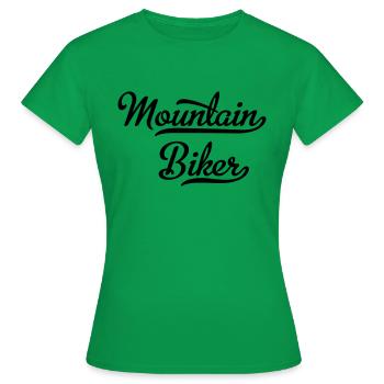 Vététistes - T-shirt Femme - vert - Devant - AI Model Female 172 dark (172cm)