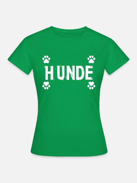 Hund Dog - Frauen T-Shirt - Kelly Green