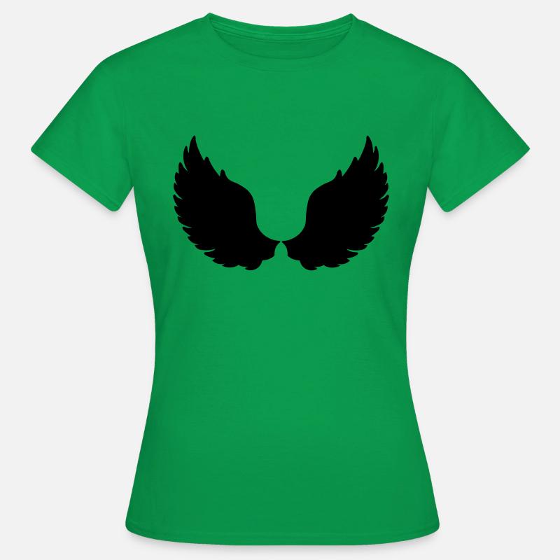Wings Angel Eagle - Women's T-Shirt - kelly green