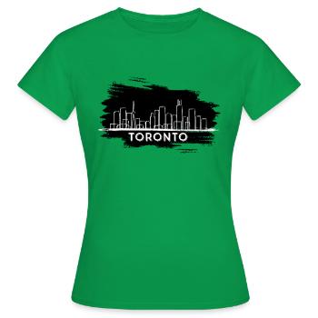 Toronto - T-shirt Femme - vert - Devant - AI Model Female 172 dark (172cm)