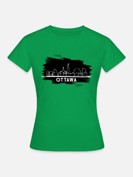 Ottawa Kanada - Frauen T-Shirt - Kelly Green