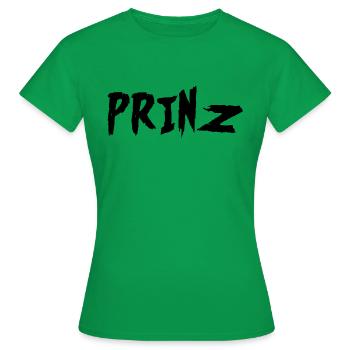 Prinz - Frauen T-Shirt - Kelly Green - Vorne - AI Model Female 172 dark (172cm)