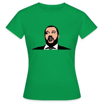 Matteo Salvini - Frauen T-Shirt - Kelly Green - Vorne - AI Model Female 172 dark (172cm)
