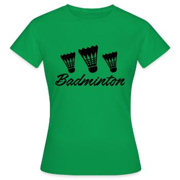 badminton - T-shirt Femme - vert - Devant - AI Model Female 172 dark (172cm)