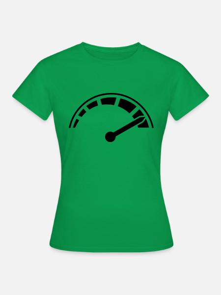 speed__f1 - Frauen T-Shirt - Kelly Green