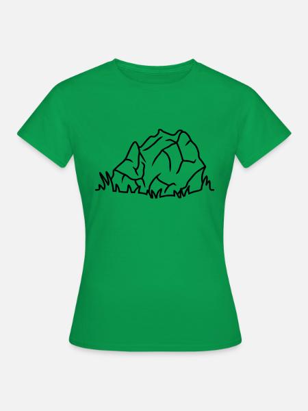 Stone - Frauen T-Shirt - Kelly Green