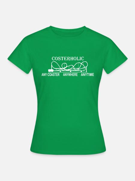 Rollercoaster Achterbahn - Frauen T-Shirt - Kelly Green
