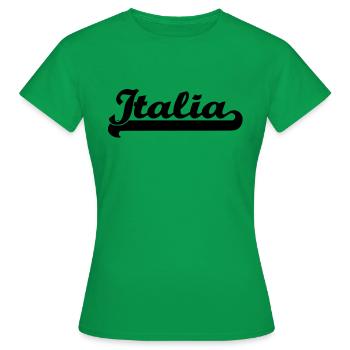magazine italia - T-shirt Femme - vert - Devant - AI Model Female 172 dark (172cm)