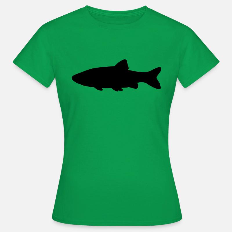 Fish silhouette chub - Women's T-Shirt - kelly green