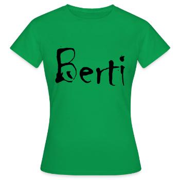 berti - Frauen T-Shirt - Kelly Green - Vorne - AI Model Female 172 dark (172cm)