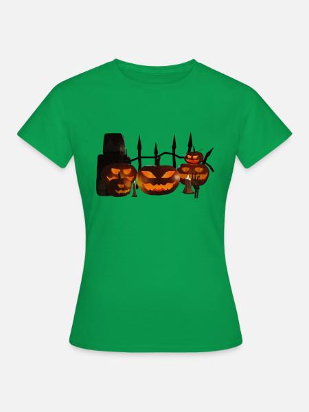 Halloween - Frauen T-Shirt - Kelly Green