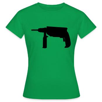 bohrer - Frauen T-Shirt - Kelly Green - Vorne - AI Model Female 172 dark (172cm)