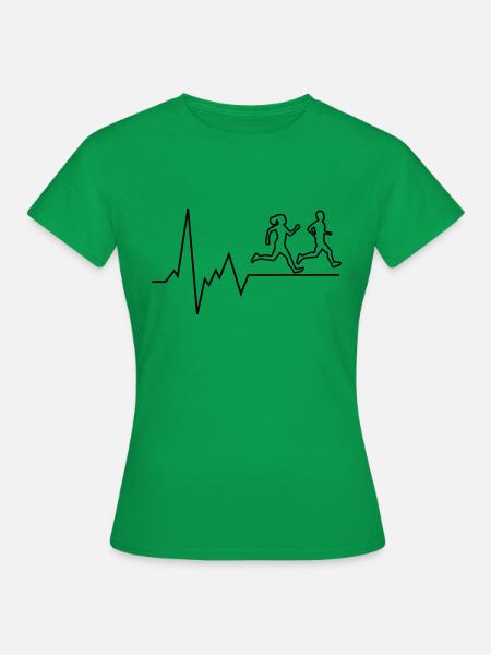 Groupe de course à pied Heartbeat - T-shirt Femme - vert