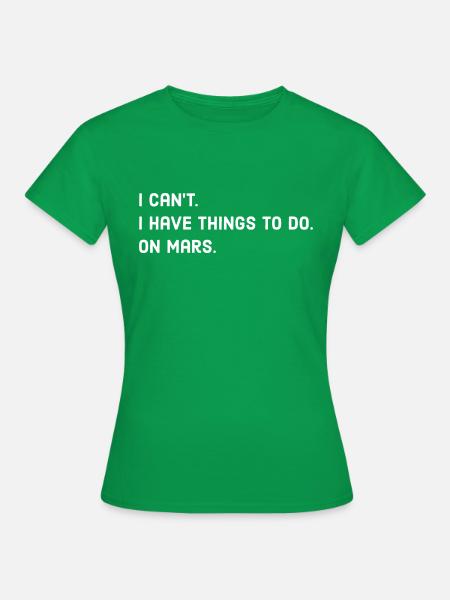 Planet Mars - Frauen T-Shirt - Kelly Green