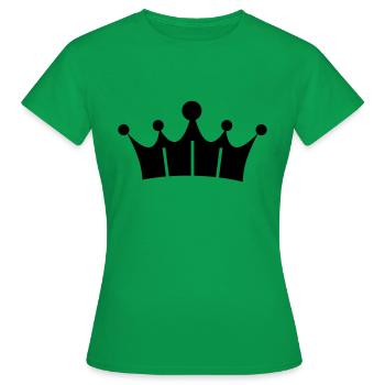 couronne - T-shirt Femme - vert - Devant - AI Model Female 172 dark (172cm)