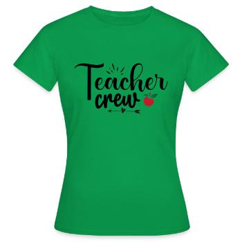 Teacher Crew - T-shirt Femme - vert - Devant - AI Model Female 172 dark (172cm)