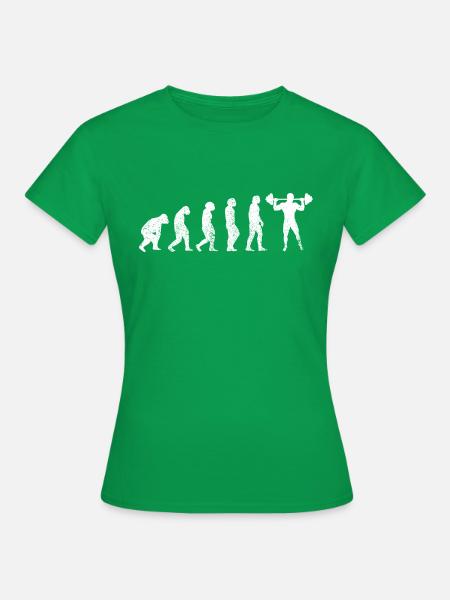 Fitness Bodybuilder Krafttraining Muskel Sportler - Frauen T-Shirt - Kelly Green