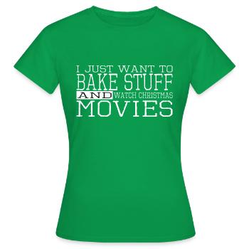 cadeau d’anniversaire blagues chambre à coucher produits de boulangerie - T-shirt Femme - vert - Devant - AI Model Female 172 dark (172cm)