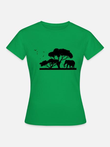 Safari Zoo Animal Safari Zoo - Frauen T-Shirt - Kelly Green