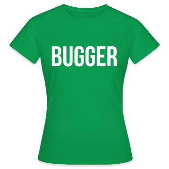 Bugger drôle - T-shirt Femme - vert - Devant - AI Model Female 172 dark (172cm)