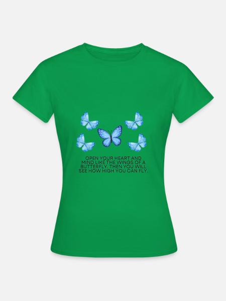 Butterfly - Frauen T-Shirt - Kelly Green