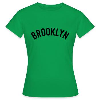 brooklyn - Frauen T-Shirt - Kelly Green - Vorne - AI Model Female 172 dark (172cm)