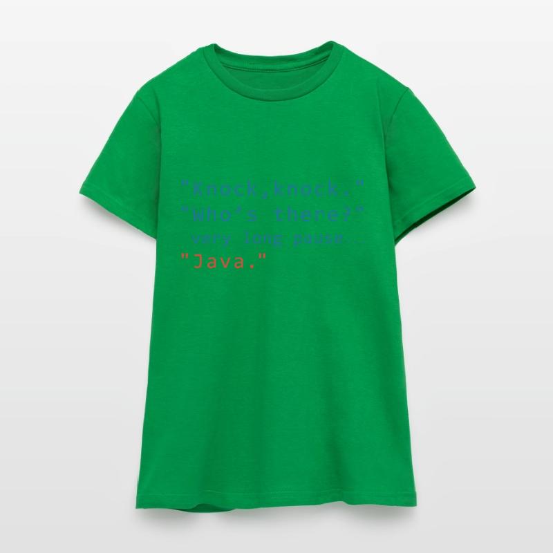 Cadeau informatique de programmation Java disant T-shirt Femme