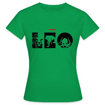 Léo - T-shirt Femme - vert - Devant - AI Model Female 172 dark (172cm)