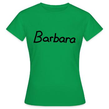 Barbara - T-shirt Femme - vert - Devant - AI Model Female 172 dark (172cm)