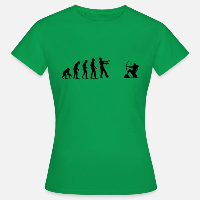 Evolution2 - Women's T-Shirt - kelly green