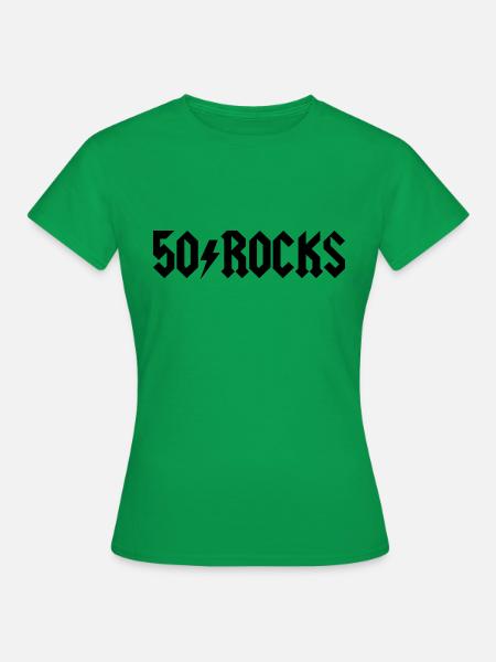 50 - Vrouwen T-shirt - kelly groen