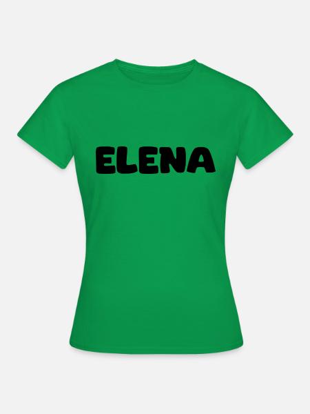 Name - Elena - Frauen T-Shirt - Kelly Green