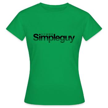 SimpleGuy Sports Striped plain and simple - Women's T-Shirt - kelly green - Front - AI Model Female 172 dark (172cm)