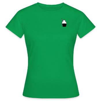 Gobelets à glace - T-shirt Femme - vert - Devant - AI Model Female 172 dark (172cm)