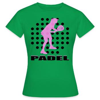 Padel | - Frauen T-Shirt - Kelly Green - Vorne - AI Model Female 172 dark (172cm)
