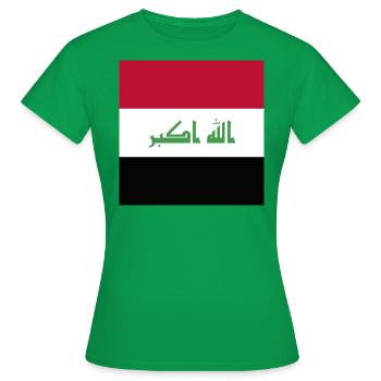 Irak - T-shirt Femme - vert - Devant - AI Model Female 172 dark (172cm)