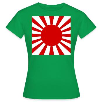 Soleil levant - T-shirt Femme - vert - Devant - AI Model Female 172 dark (172cm)