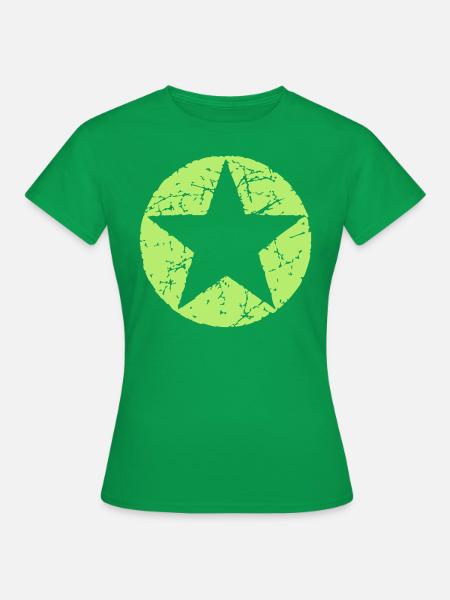 Star Stern 02 - Frauen T-Shirt - Kelly Green