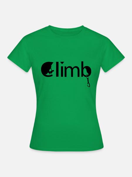Climb - Frauen T-Shirt - Kelly Green
