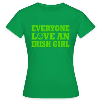 st patricks day - T-shirt Femme - vert - Devant - AI Model Female 172 dark (172cm)