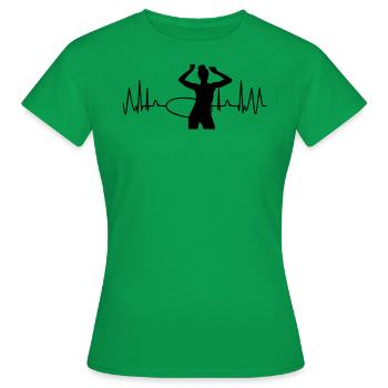Fréquence cardiaque Hula Puls Hoop Hulahoop Hullern - T-shirt Femme - vert - Devant - AI Model Female 172 dark (172cm)