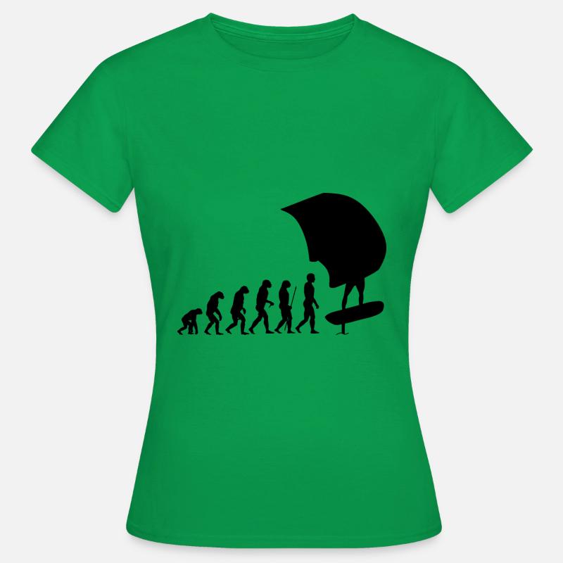 Wingfoil Wingfoiler Evolution - Women's T-Shirt - kelly green