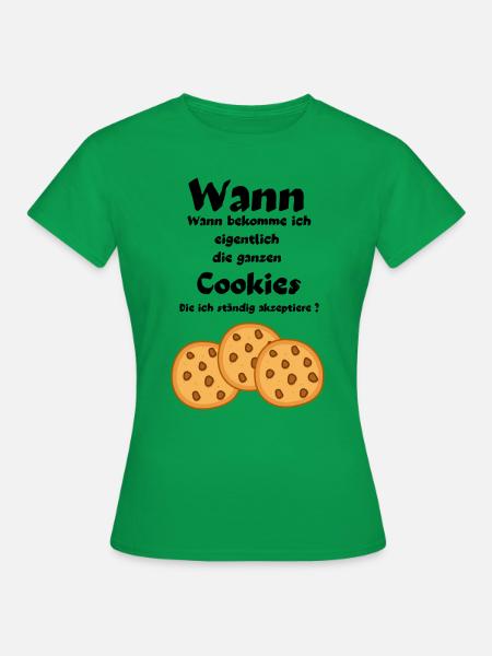 Cookies - Frauen T-Shirt - Kelly Green