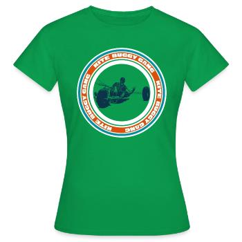 Kite Buggy Gang - T-shirt Femme - vert - Devant - AI Model Female 172 dark (172cm)