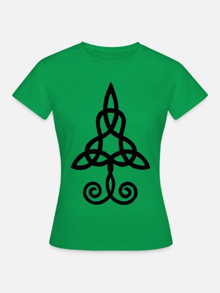 Baum und Natur (Schwarz) - Frauen T-Shirt - Kelly Green
