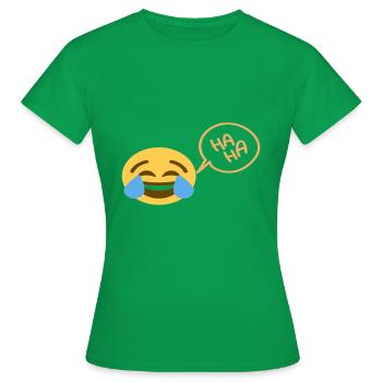 Mort de rire - T-shirt Femme - vert - Devant - AI Model Female 172 dark (172cm)