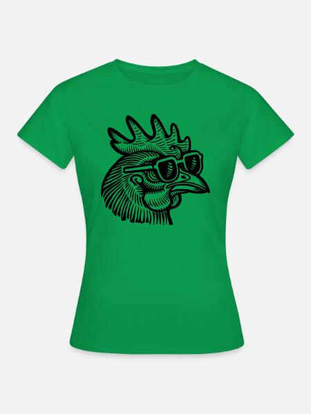 Huhn Hühnerstall - Frauen T-Shirt - Kelly Green