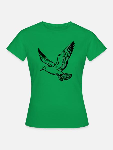 Möwe - Frauen T-Shirt - Kelly Green