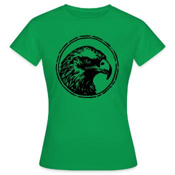 Aigle Tête d’aigle - T-shirt Femme - vert - Devant - AI Model Female 172 dark (172cm)